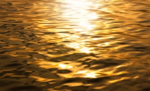 Sun reflection on a lake